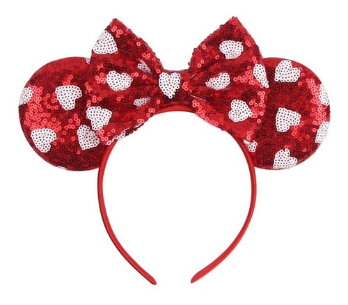 Diadema Corona Princesa Minie Mouse Mickey Orejas Corazon