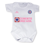 Pañalero Cruz Azul Futbol Niña Personalizado Con Nombre