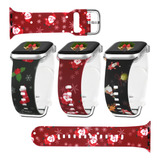 Bandas Navideñas Para Apple Watch Band 38 Mm, 40 Mm, 41 Mm,