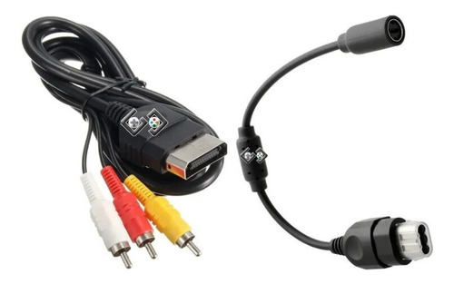 Cable Rca Video Compatible Xbox Clasico Punta Adaptador