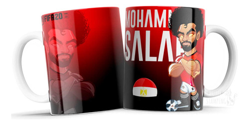 Taza Personalizada Mohamed Salah Egipto Importada