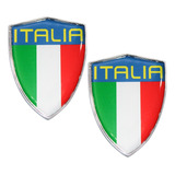 Emblema Adesivo Escudo Resinado Carro Moto Bandeira Italia