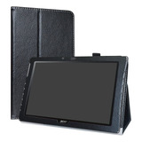Funda De Cuero Pu Para Tablet Acer Iconia One 10 - Negro