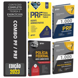 Kit Combo Apostila Prf E Pf - Agente Administrativo + Testes