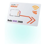 Sem Mensalidade - Chip M2m St901a - Plano Anual 20mb Mês