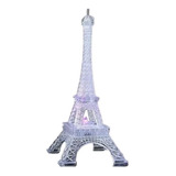 Torre Eiffel París 13cm Luminoso Luz Decoración Recordatorio