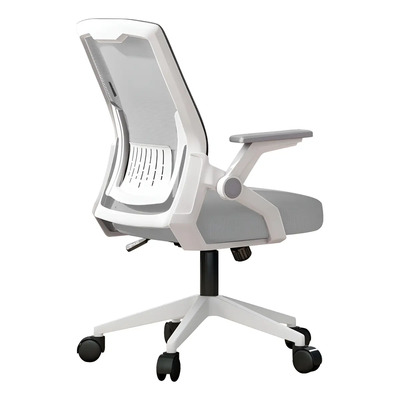 Silla De Oficina Escritorio Ergonómica Giratoria Ejecutiva Color Gris Material Del Tapizado Algodón | Meses sin interés