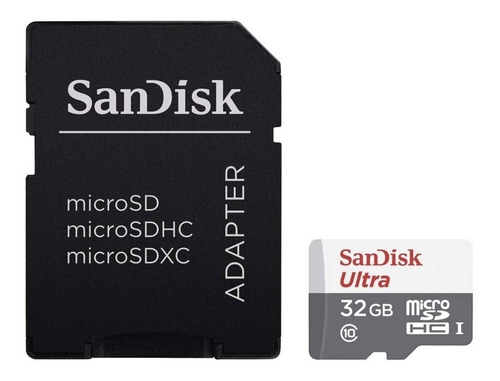 Memoria Micro Sdhc Sandisk Sdsqunr-032g-gn3ma Ultra 32gb Cla