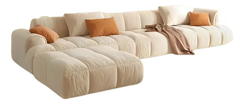 Sofa Esquinero Puff Relajante 3.00x1.60 Chenille