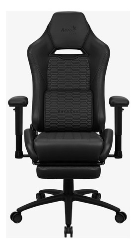 Silla Gamer Aerocool Royal Leatherette Charcoal Negro