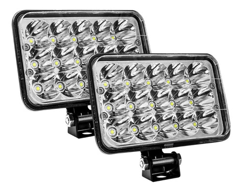 Par Faros Led Luz Alta_baja H4 45w 5 PuLG Pickup/carro/4x4