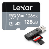 Tarjeta De Memoria Lexar 1066x Microsdxc 128gb Dron