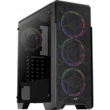 Gabinete Mid Tower Aerocool Ore Saturn Frgb Gamer Atx Cor Preto