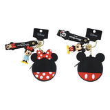 Monedero Llavero Disney Color Negro Diseño De La Tela Mickey