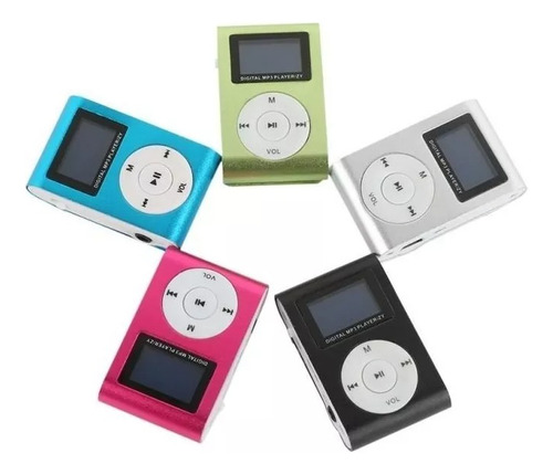 Reproductor Multimedia Mp3 Memoria Tarjeta Sd Tf + Audífonos