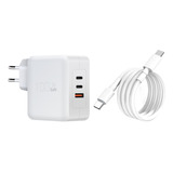 Carregador 100w Gan Ultra Rápido Para Macbook Air M1 E M2