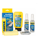 Kit Para Restaurar Faros Delanteros Limpieza Profunda Rain-x