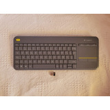 Teclado Inalámbrico Con Touchpad K400 Plus Logitech Español