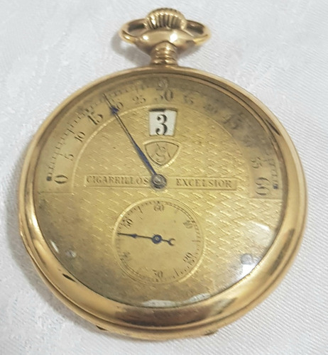Reloj Bolsillo Antiguo Modernista Excelsior Tx Saltarin B500