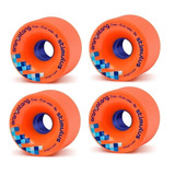 Roda Orangatang Stimulus 70mm 80a Laranja - Longboard Skate