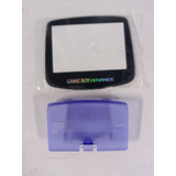 Mica Cristal Gameboy Advance Tapa Clear Blue
