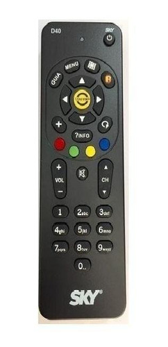 Controle Sky Livre (original) Todos Digitais S12 S14 M D40