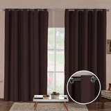 Cortina Blackout Para Sala Quarto 4,00m X 2,80m Premium Cor Marrom