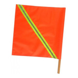 Banderin Reflejante Naranja Para Trafico 46x46cm