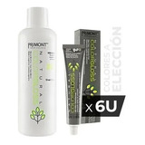 Kit X6 Tinturas Sin Amoniaco Gloss + Revelador Primont