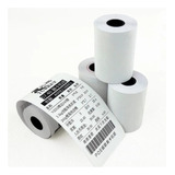 Rollos Caja 80 Papel Térmico 57x30mm Impresora 58mm Cajero