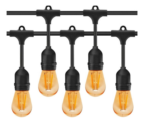 Varal De Luzes Ip65 100m C/ 100 Lampadas Led Impermiavel