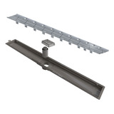 Ralo Linear Versatile Oculto Saida Central 75cm Pra Banheiro