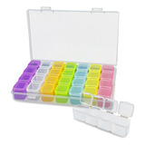 Caja Organizador Manicure Colorida Con 28 Divisiones