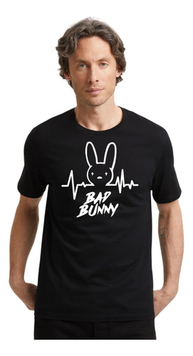 Remera Bad Bunny - Algodón - Unisex - Diseño B9