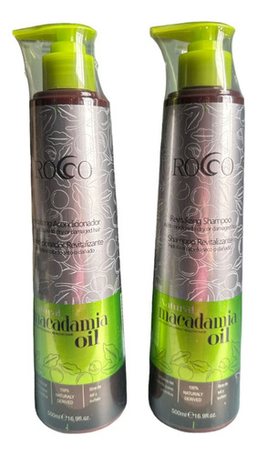 Rocco Kit Shampoo+acondicionador Macadamia 1000 Ml