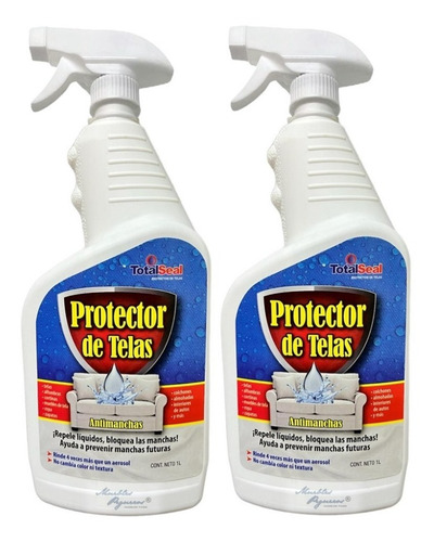 Protector Telas Teflon Autos Muebles 2 Litros