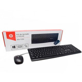 Kit Teclado Y Mouse Naceb Usb Negro Na-112 /v