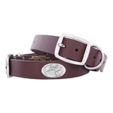 Zep-pro Cuero De Brown Tigres De Clemson Collar De Perro Con