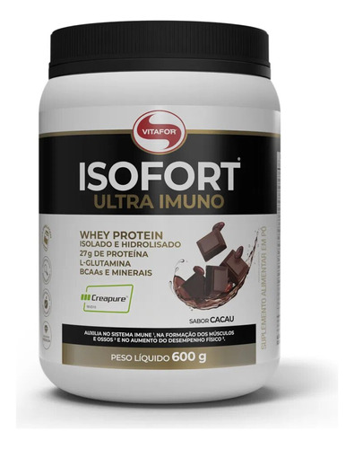 Isofort Ultra Imuno 600gr Vitafor - Whey Protein