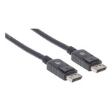 Cable De Video Display Port Blindado Macho A Macho 4k 2mts