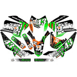 Stickers, Calca, Vinil, Para Moto 150z Verde 2020 Mod-165