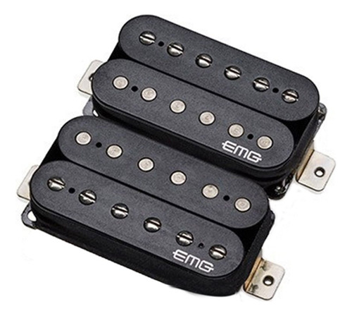 Emg Super 77 Retro Active - Juego De Pastillas Humbucker Par