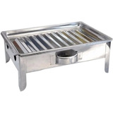 Brasero De Mesa Brogas Acero Inox Parrilla Bandeja Asado