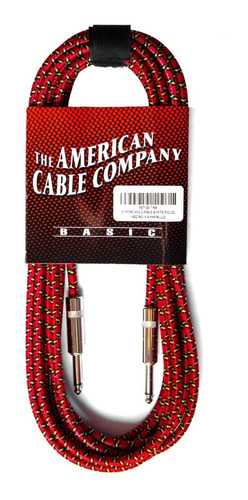 American Cable Ist-20 149 Instrumento Guitarra Bajo 6 Metros