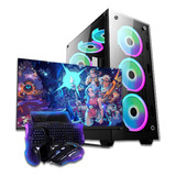 Pc Gamer Completo A8 /8gb Ram Ssd 240gb Kit Gamer+monitor 21