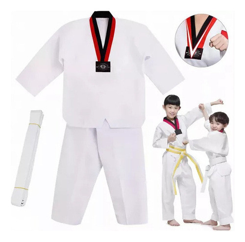 Fato De Taekwondo, Uniforme Infantil De Karatê 2024 -