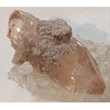 Mineral.cristal Topacio Dorado Champagne Matriz Riolita Utah