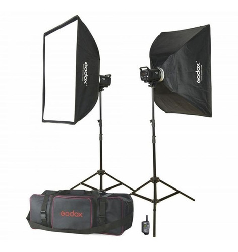 Kit De Iluminación De Estudio Fotográfico Ms200-f Godox