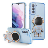 Funda Luxury Astronauta Para Galaxy S22 Azul