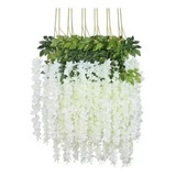 Pack De 12 Flores Artificiales Colgantes Decorativas